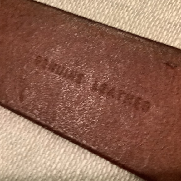 Ralph Lauren leather belt. 40” length 1 1/2” wide Hand-tooled - Picture 3 of 6